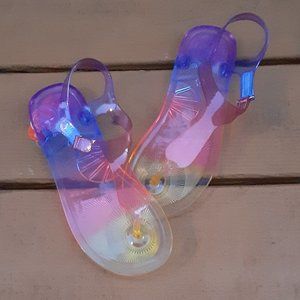GIRLS' MULTI-COLOR JELLY SANDALS - NEW!